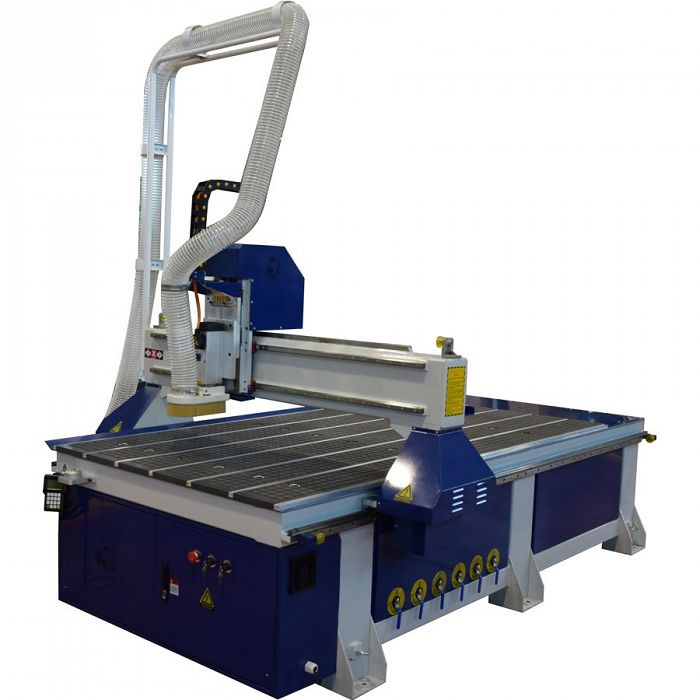 Pantografo CNC 130x250 con piano aspirato