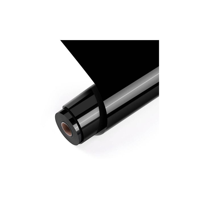 Vinile nero lucido 1 x 50 mt (126cm)