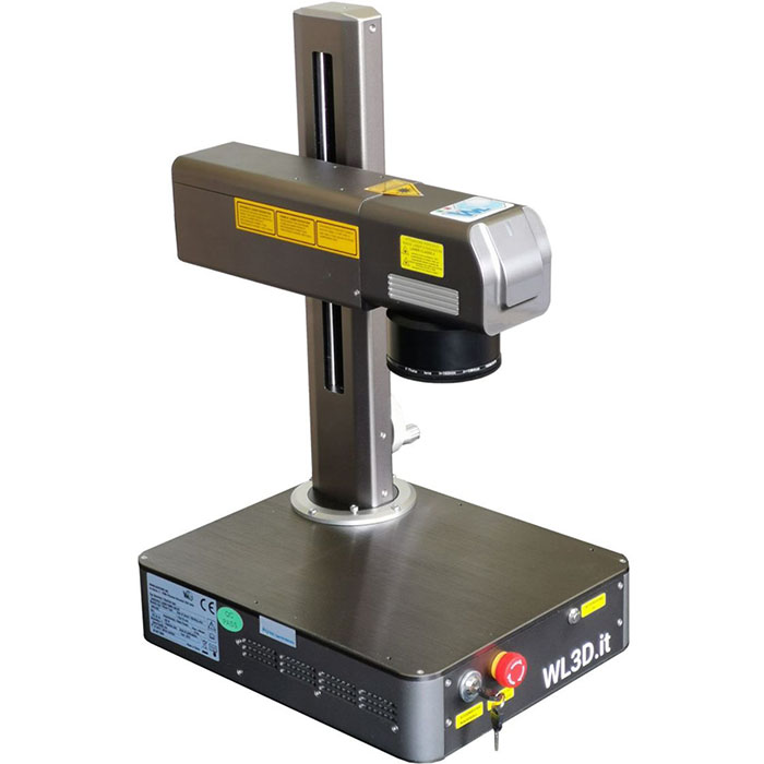 Laser mini fibra 20W portatile con computer integrato