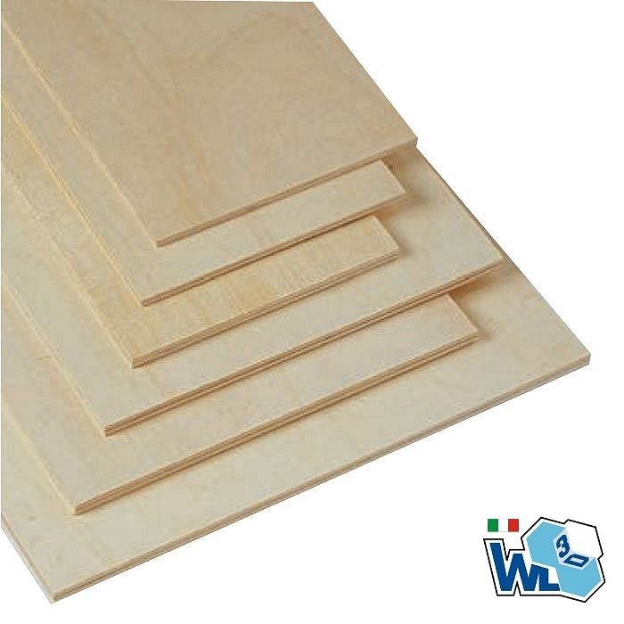 Pannello di legno di pioppo compensato 60x30cm