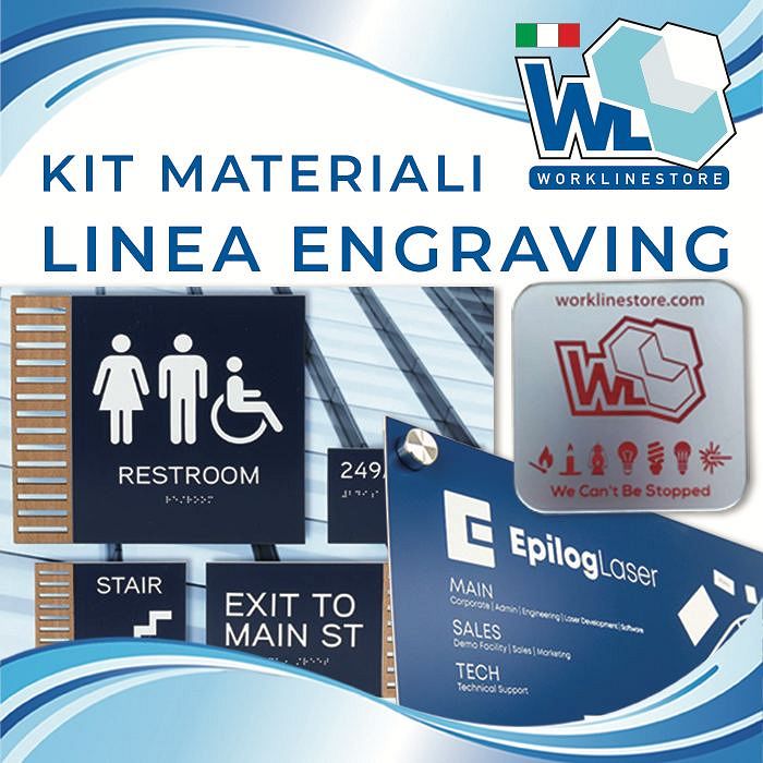 Kit materiali linea ENGRAVING